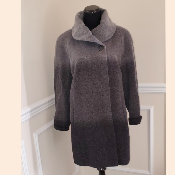 Lambswool Mohair ombre coat. Stunning. - Picture 1 of 11